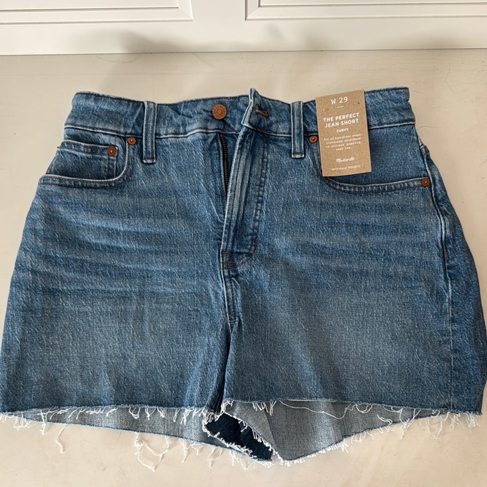 Madewell The perfect Jean short Curvy